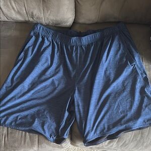 Men's Blue Athletic Shorts